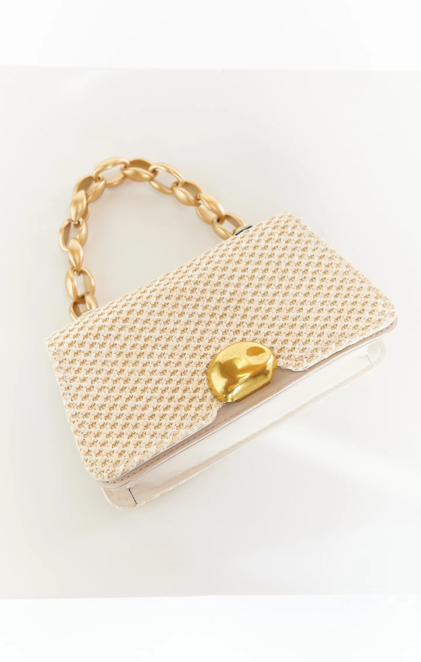 Agnes Woven Bag ~ Beige - Image 10