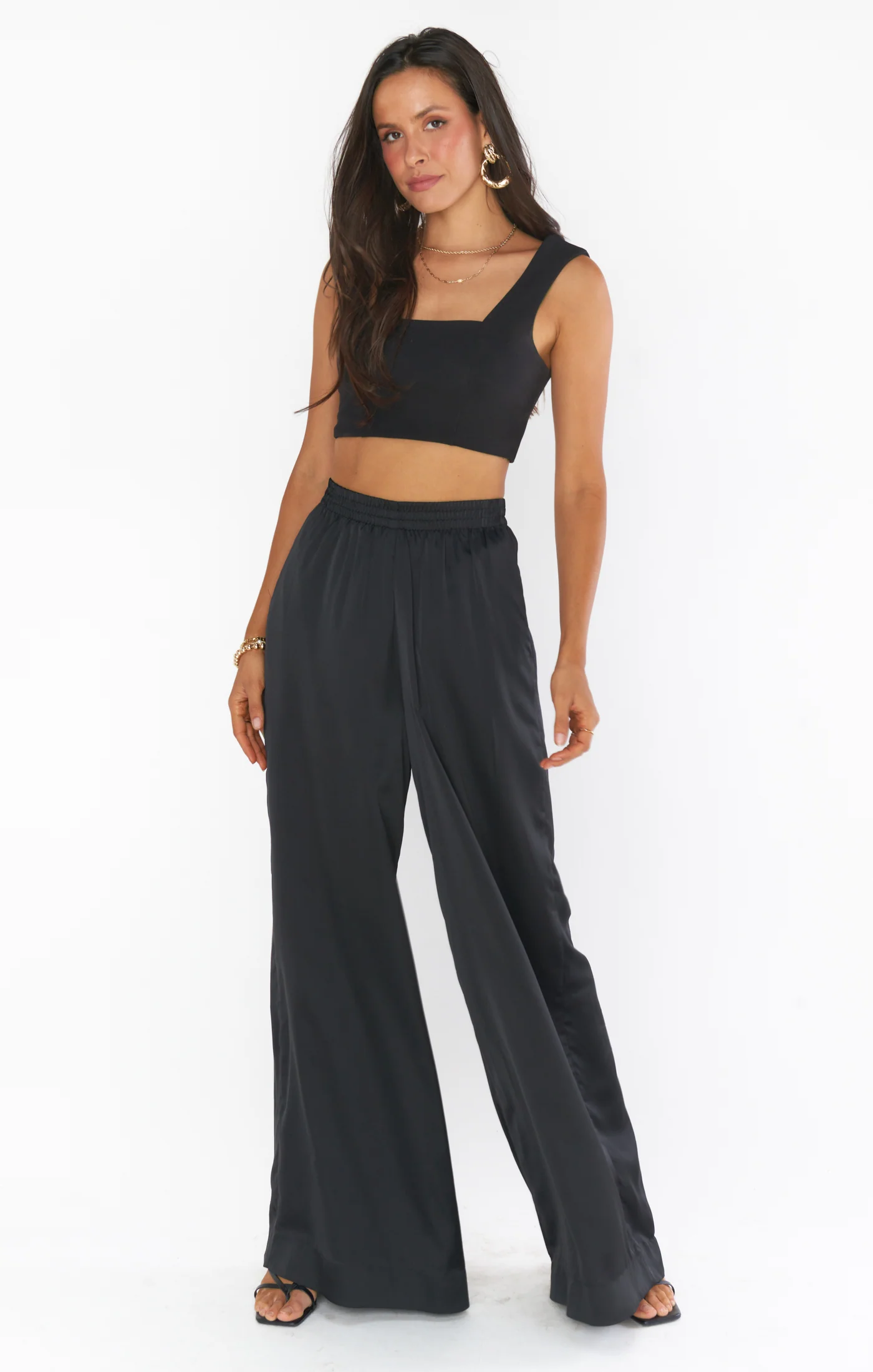 Ansley Crop Top ~ Black Stretch - Image 6