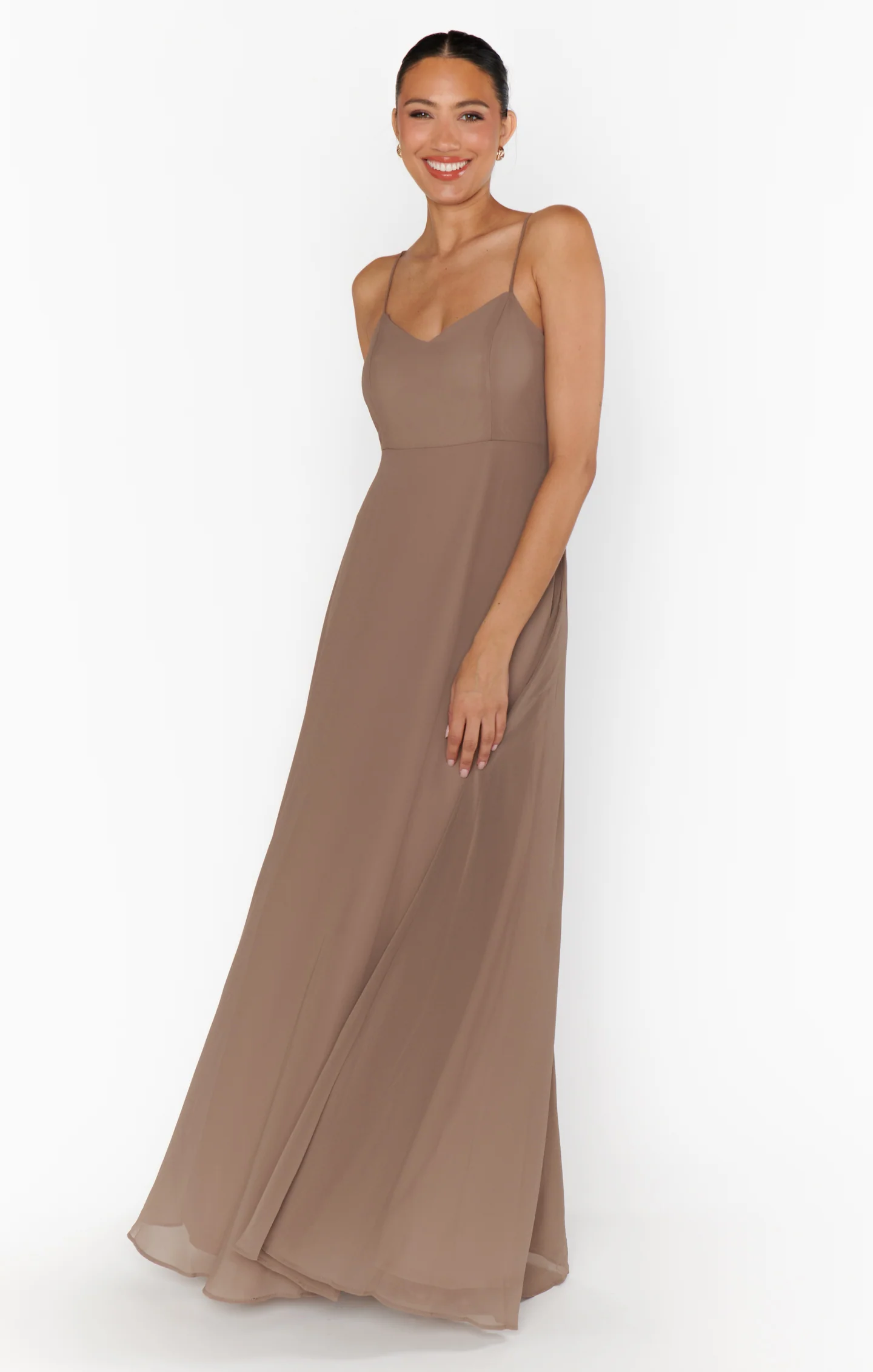 Faith Maxi Dress ~ Dune Chiffon - Image 3
