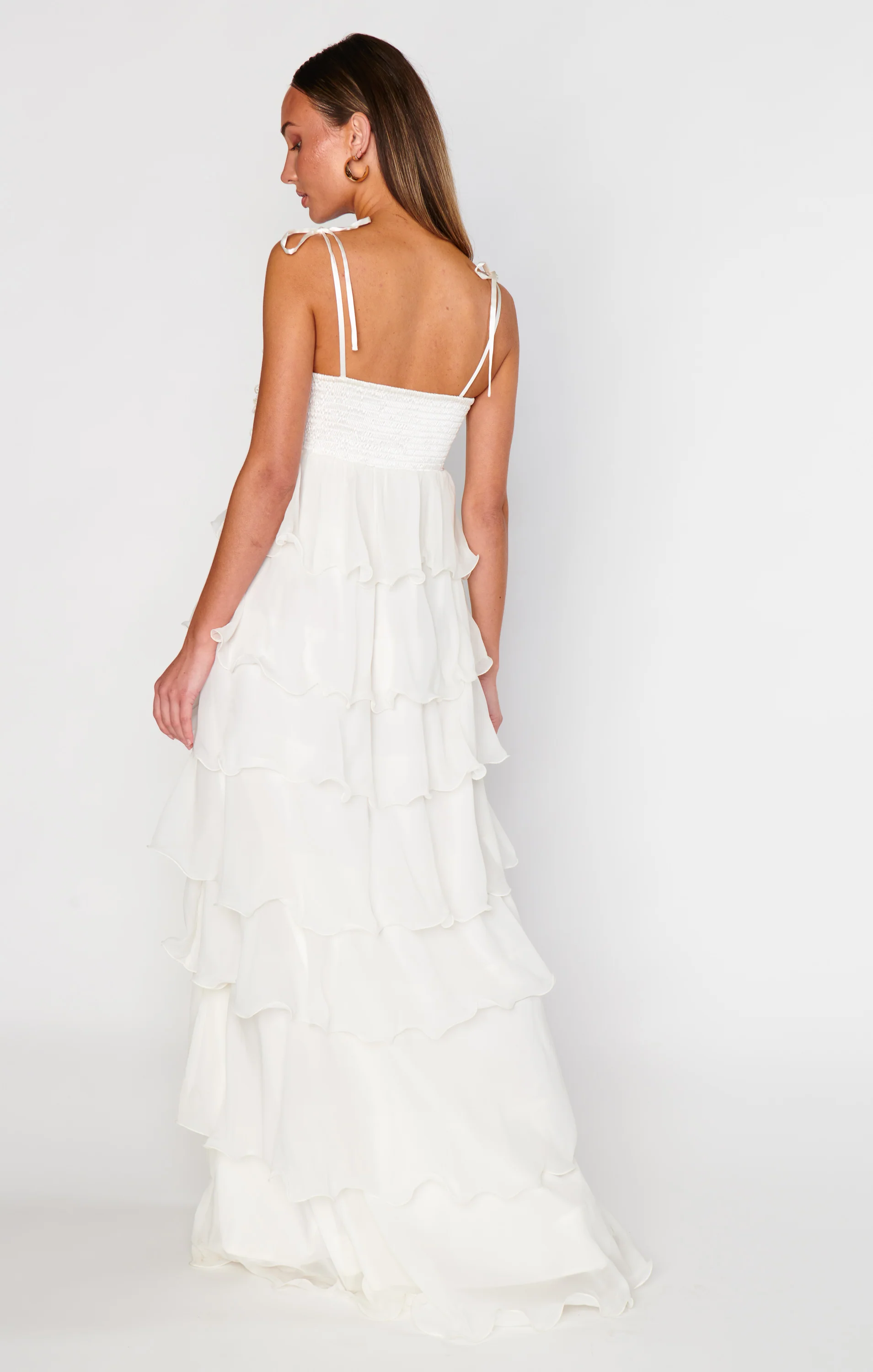 Gabriella Maxi Dress ~ White Enchanted Embellishment - Image 4