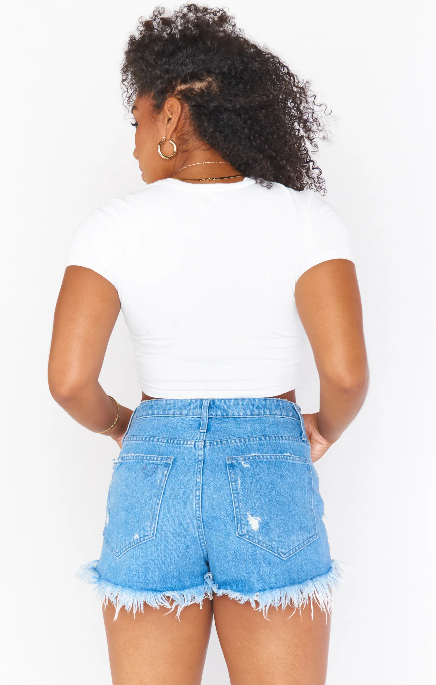 Houston High Waisted Shorts ~ Tide - Image 7