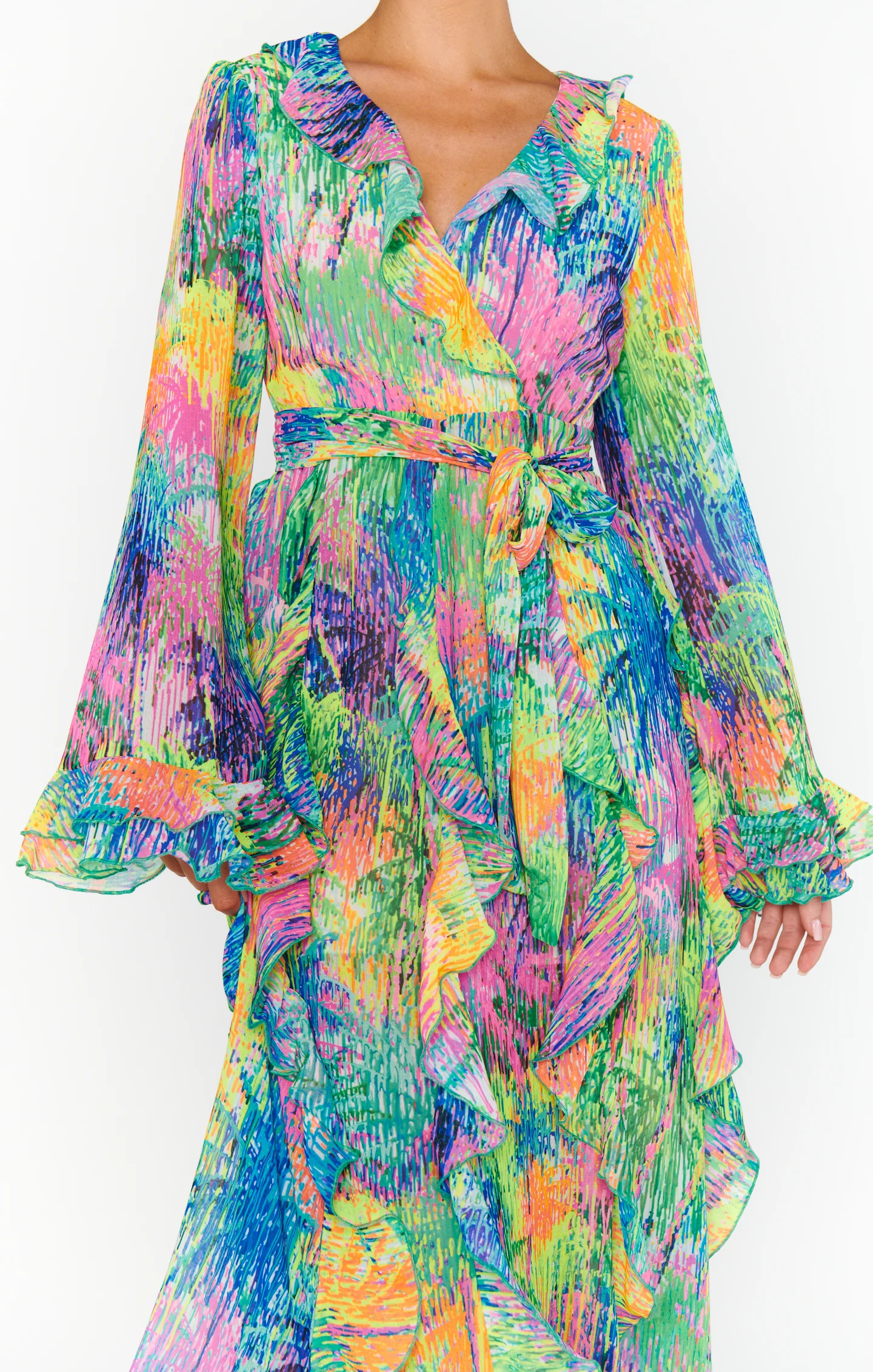 Jenny Ruffle Maxi Dress ~ Everhart Palms - Image 4