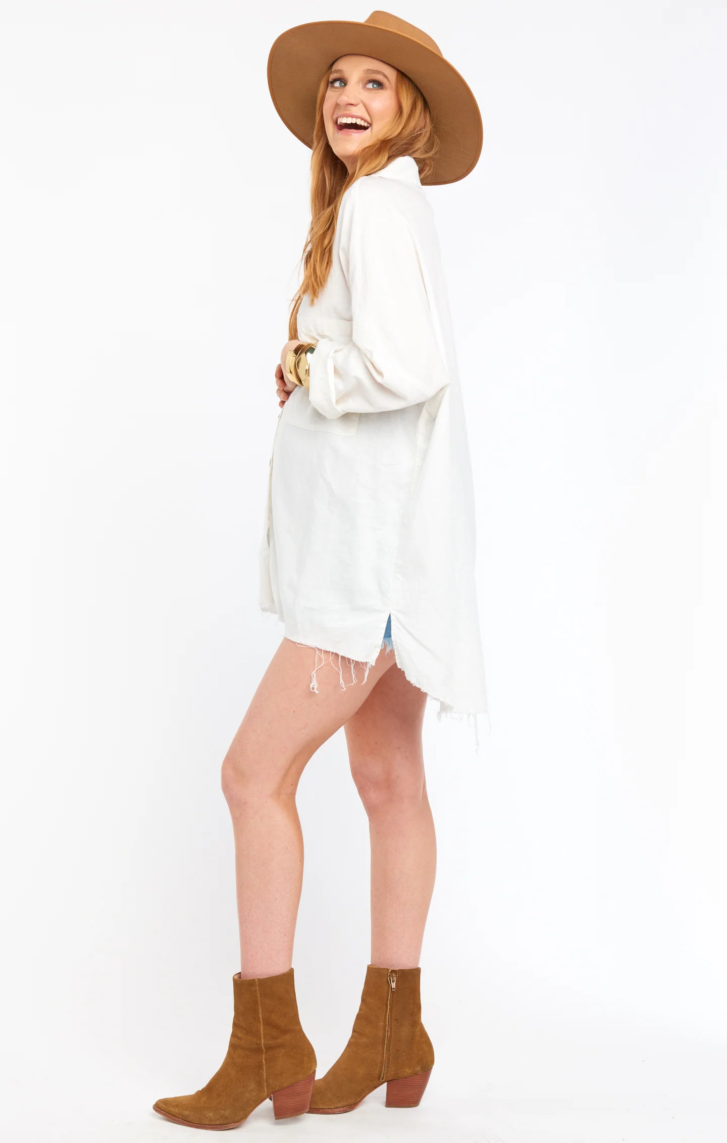 Johns Button Down Shirt ~ White Linen - Image 15