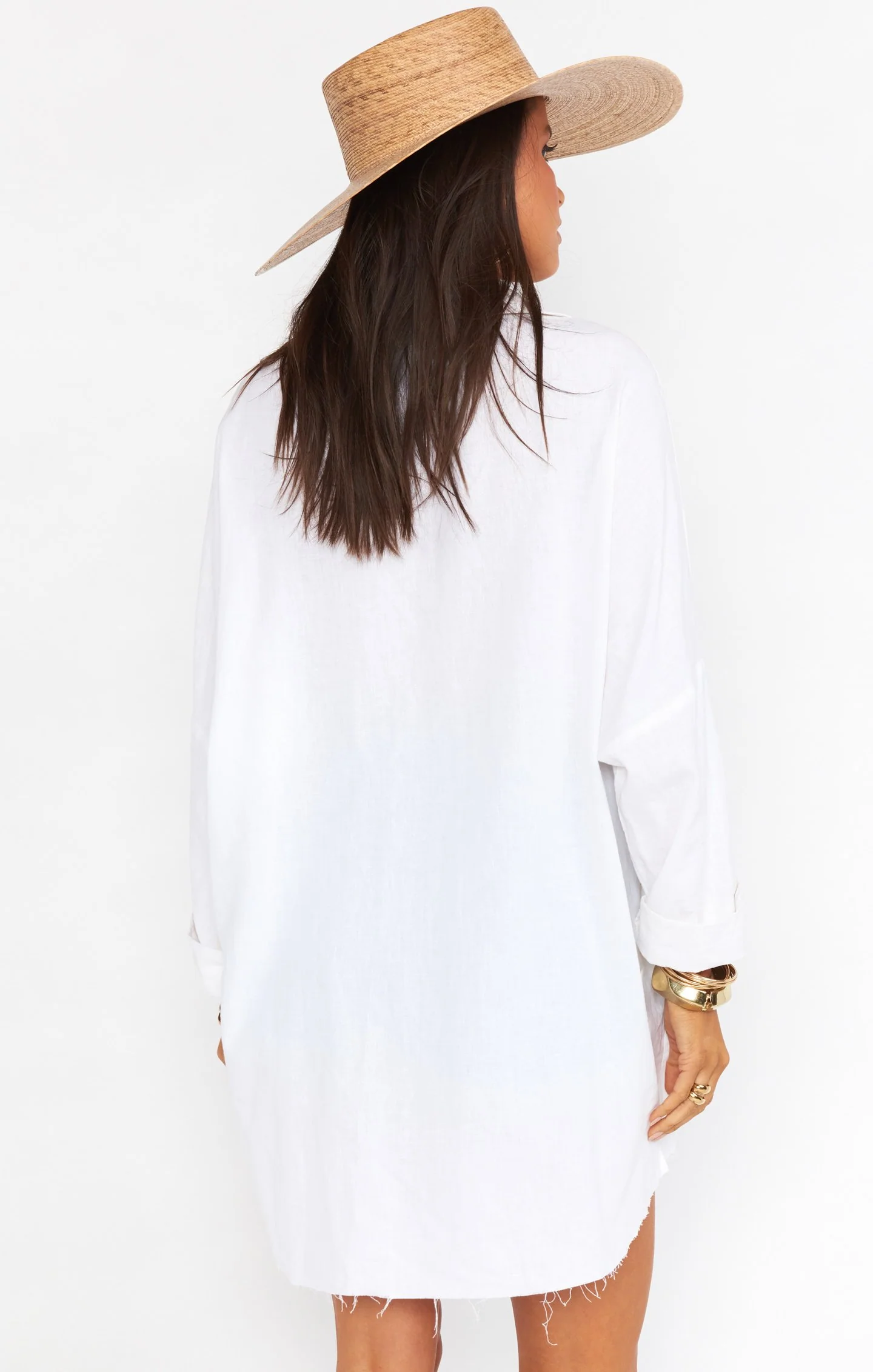 Johns Button Down Shirt ~ White Linen - Image 23