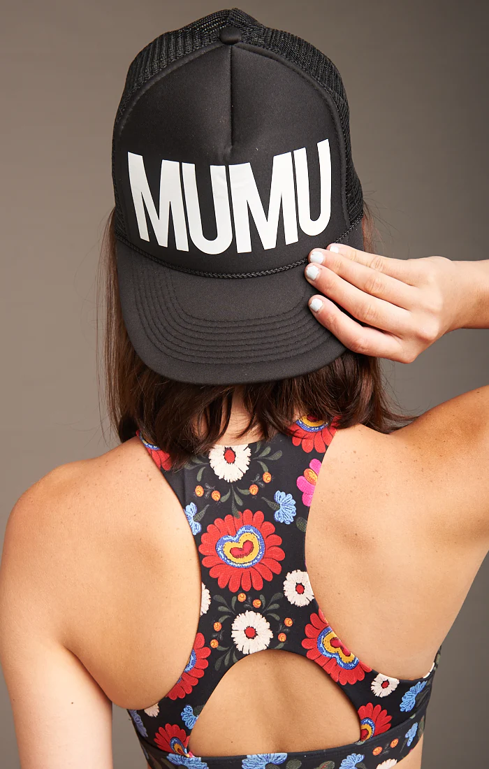 MUMU Trucker Hat ~ Black and White - Image 5