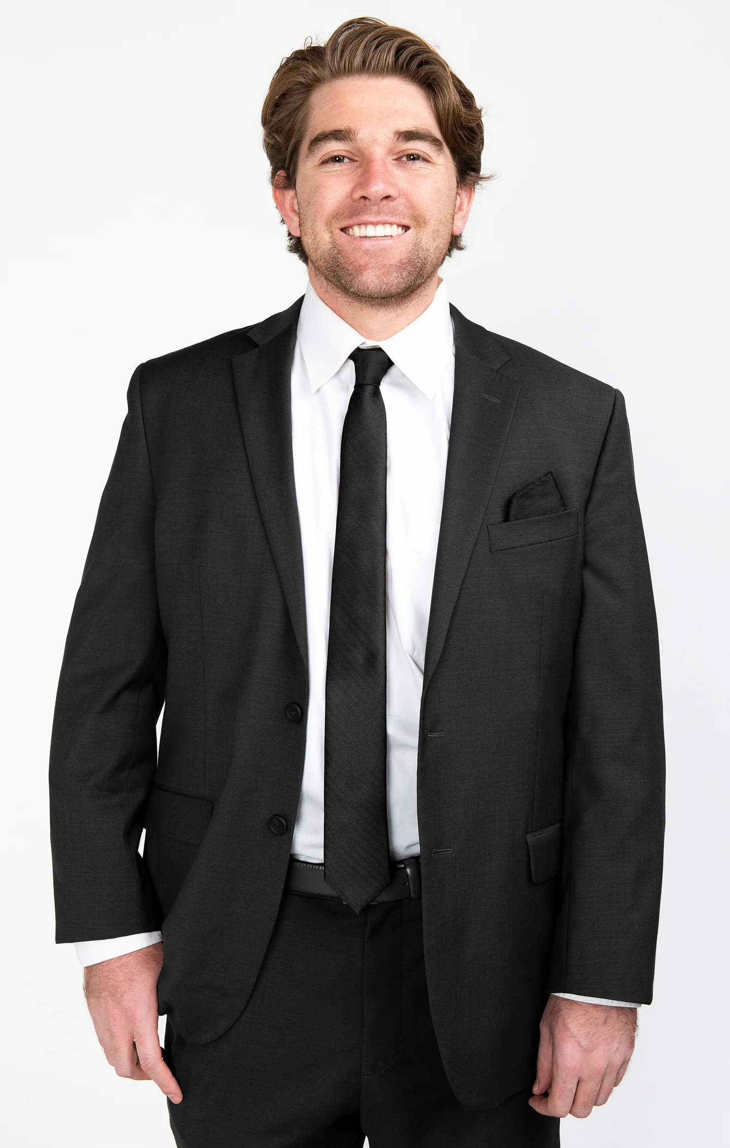 Nico Neck Tie ~ Black Solid - Image 4