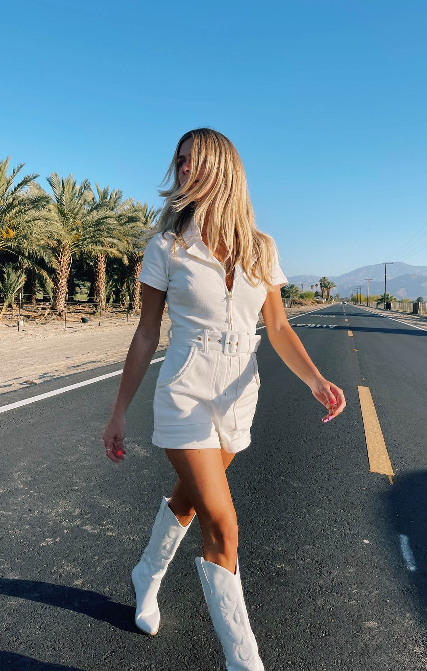 Outlaw Romper ~ Pearly White - Image 16