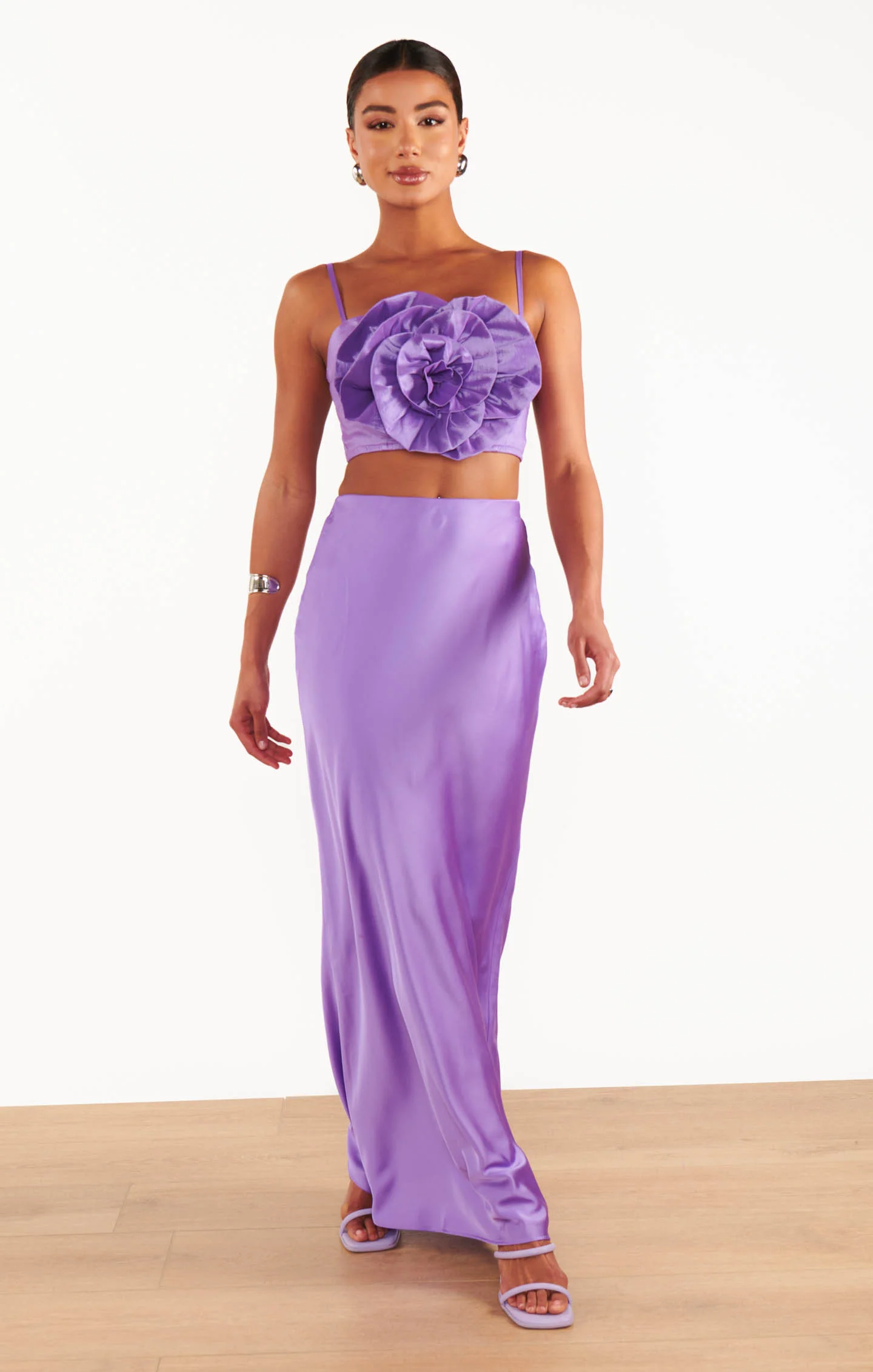 Rose Top ~ Violet Taffeta - Image 7