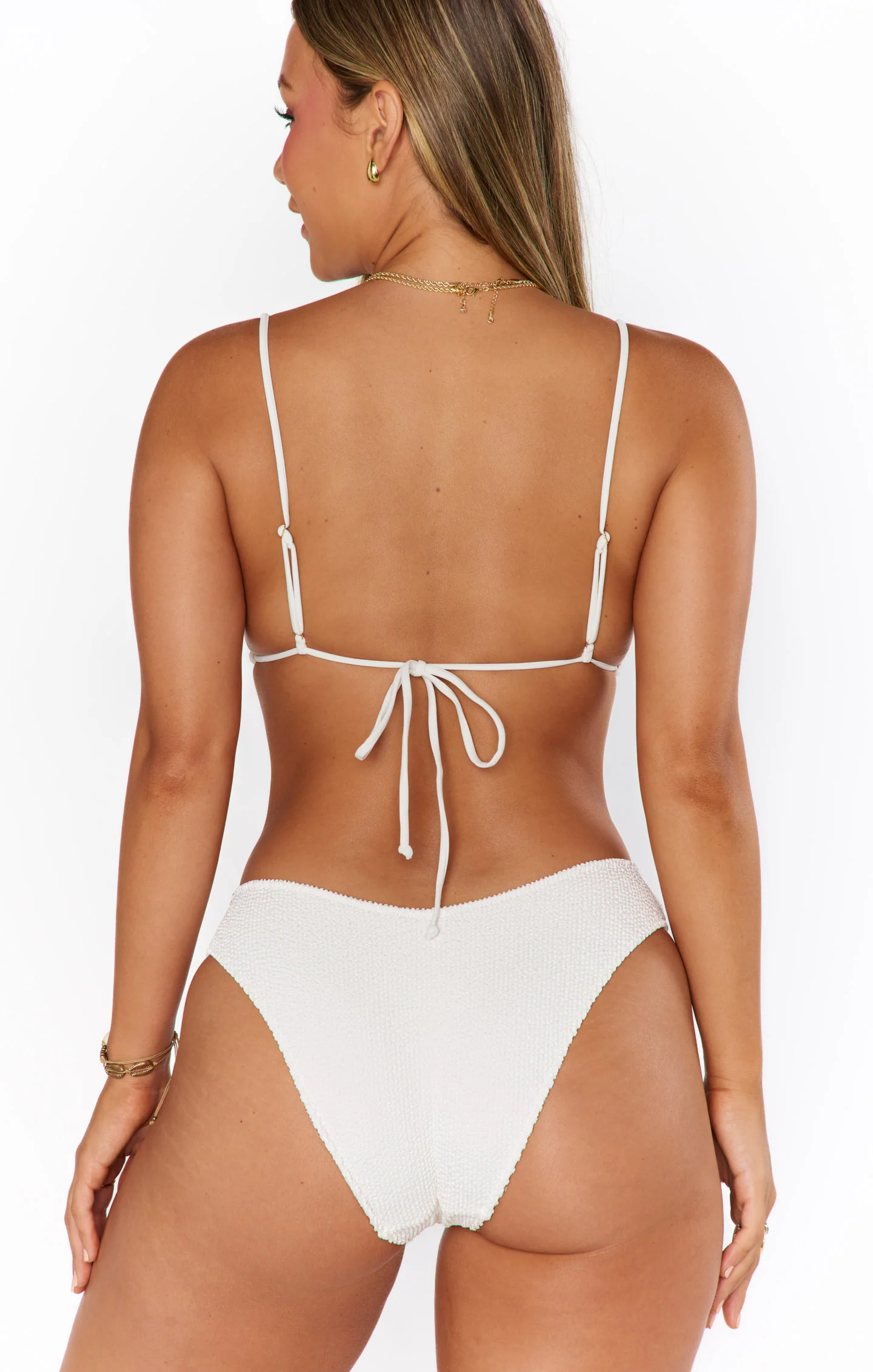 Tanning Top ~ Ivory Scrunch - Image 5