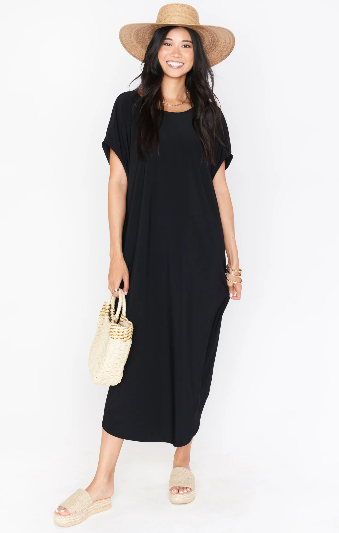 Worldly Caftan ~ Black - Image 8